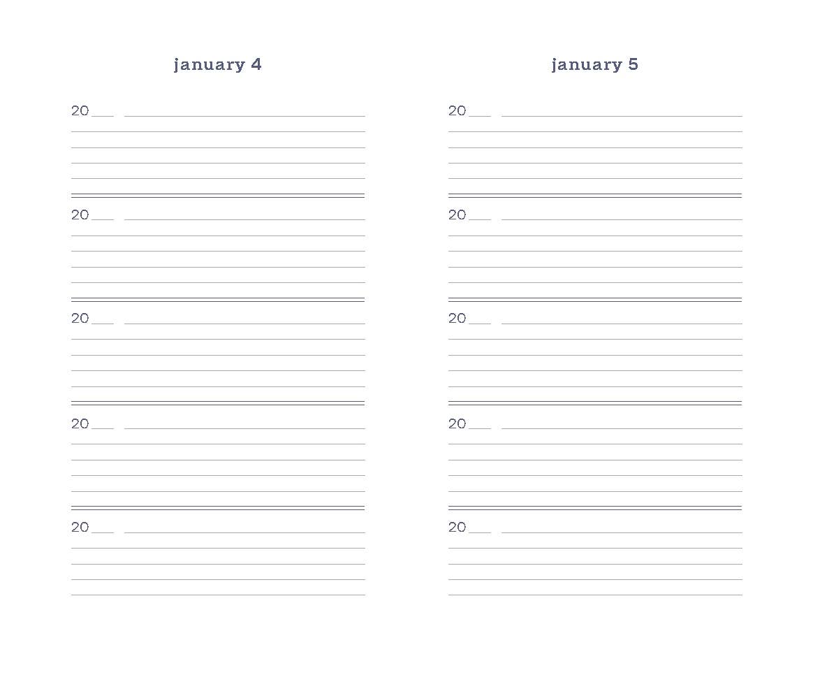 MARIMEKKO JOURNAL W/LINES - UNIKKO BLUE