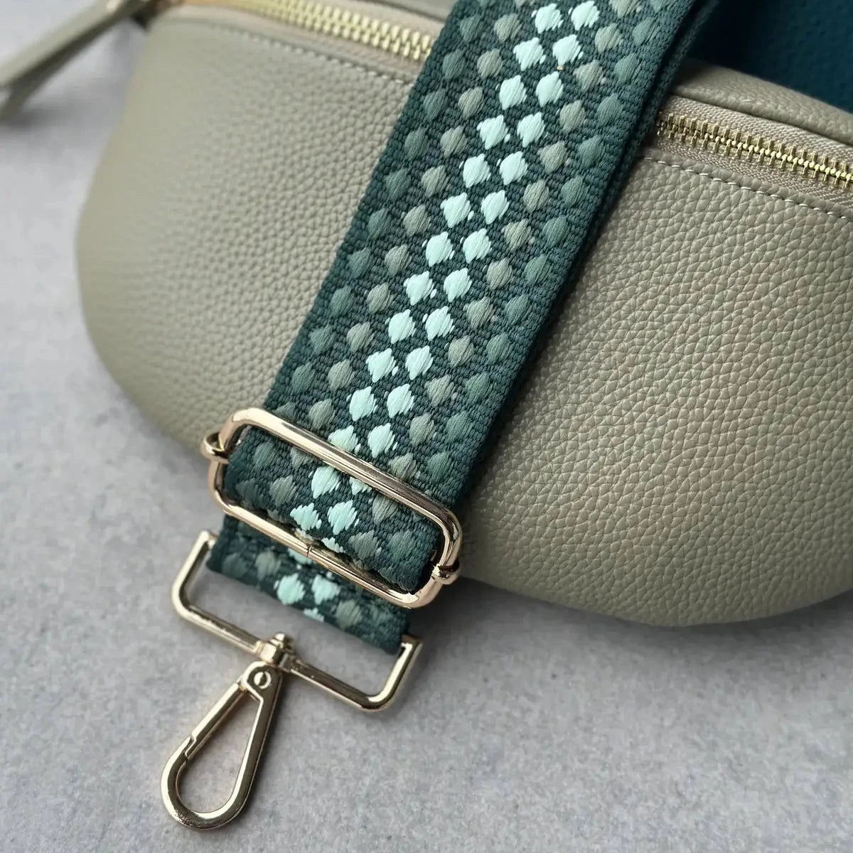 BAG STRAP - SHADES OF GREEN