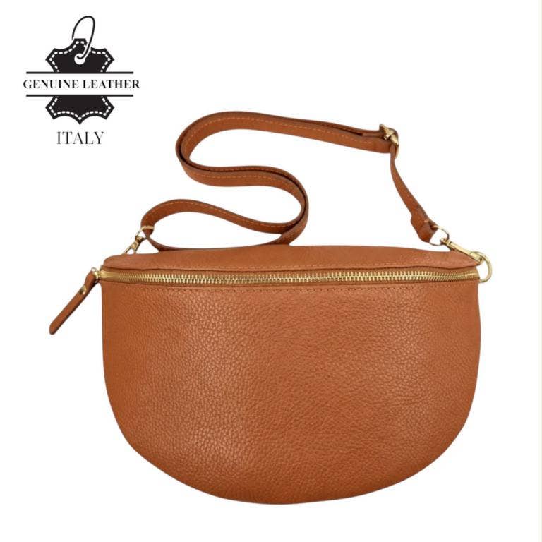 ITALIAN LEATHER - FANNY PACK, LARGE