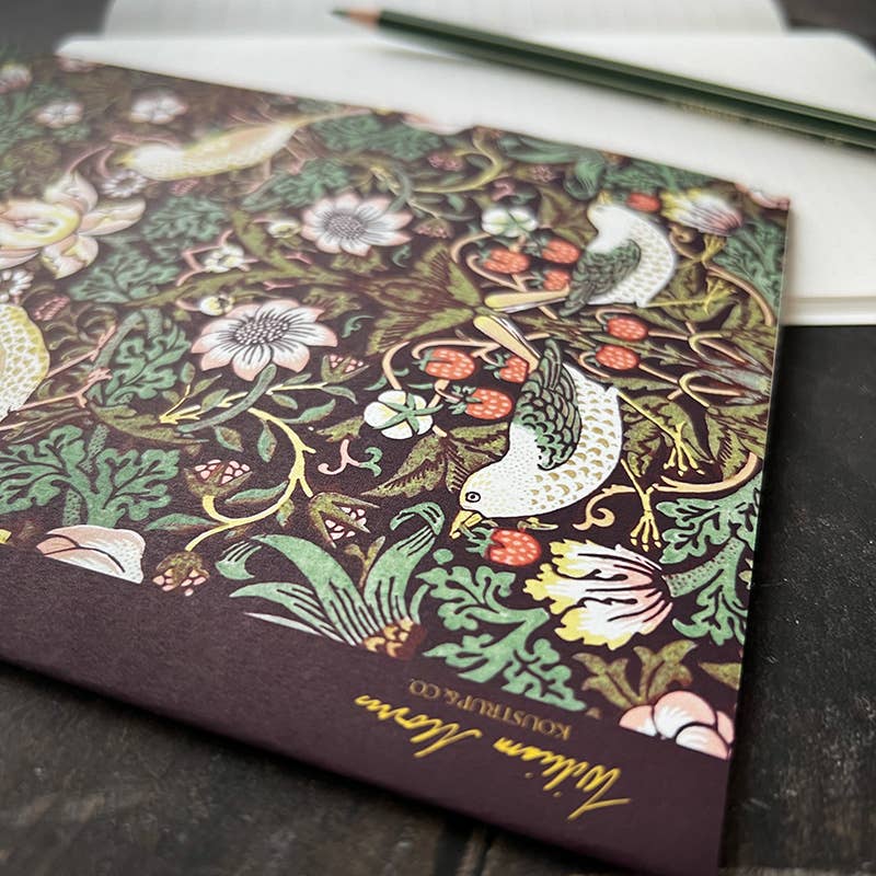 NOTEBOOK, WILLIAM MORRIS - STRAWBERRY THIEF