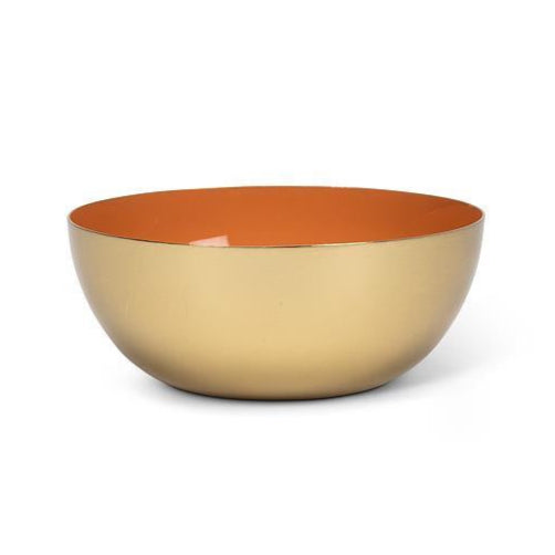 BOWL MINI, PUMPKIN - ENAMEL