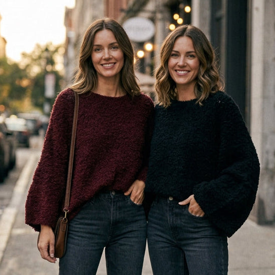 SWEATER, OVERSIZED - BOUCLÉ