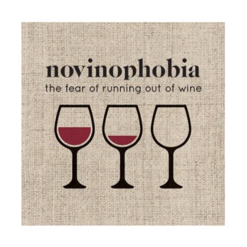 NAPKINS, COCKTAIL - FUNNY TEXT