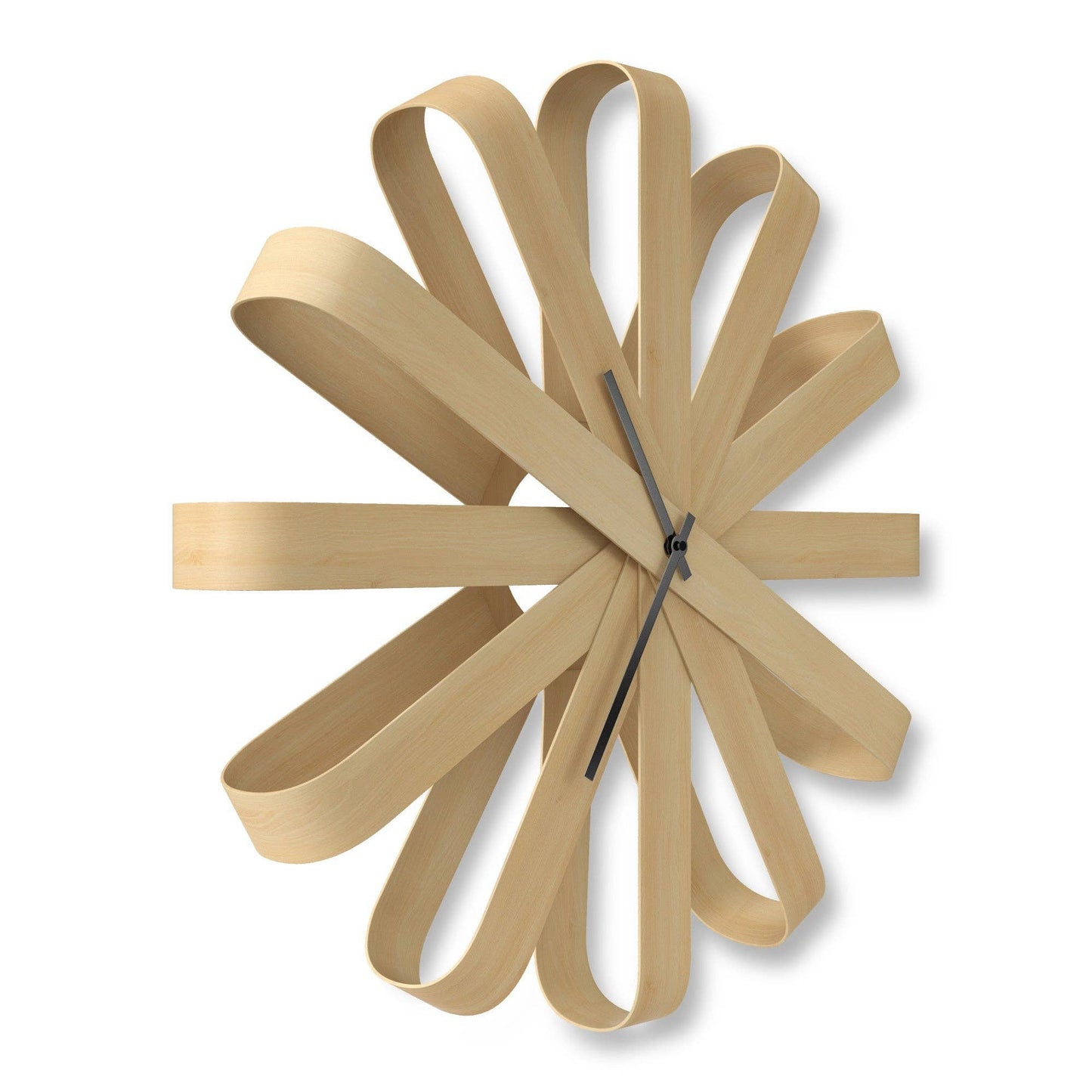 WALL CLOCK, BENT WOOD