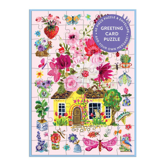 GREETING CARD PUZZLE - BUZZY BOUQUETS