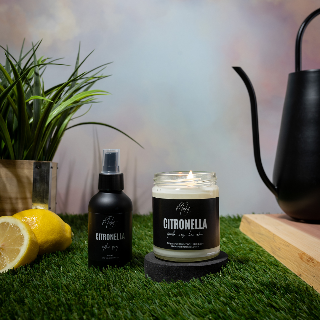 CANDLE (SOY WAX) - CITRONELLA 8oz