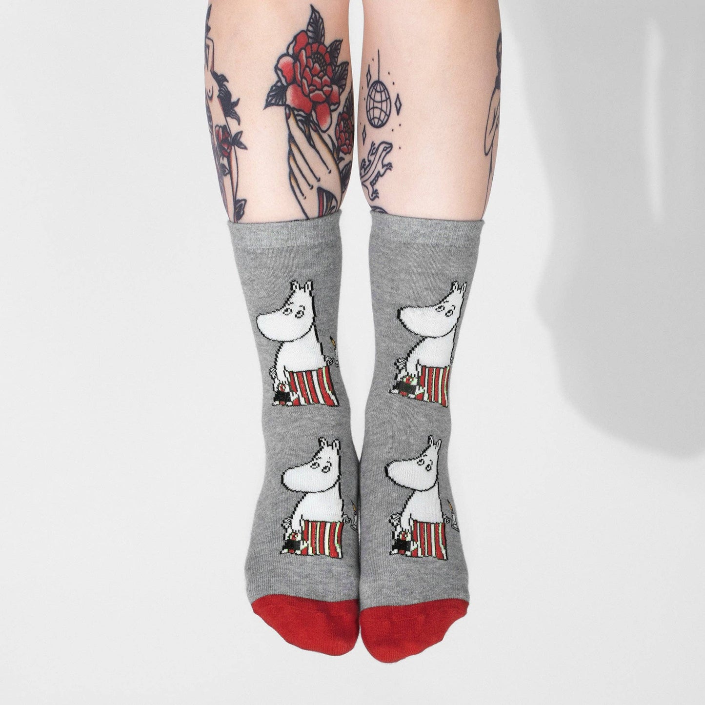 MOOMIN WOMEN'S SOCKS, MOOMINMAMMA - GREY