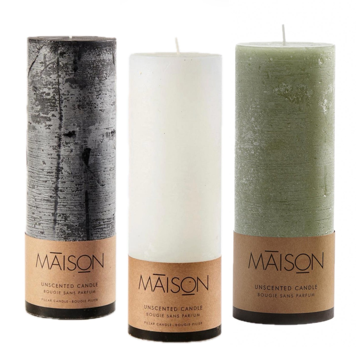 CANDLE, PILLAR - RUSTIC 3" x 9"