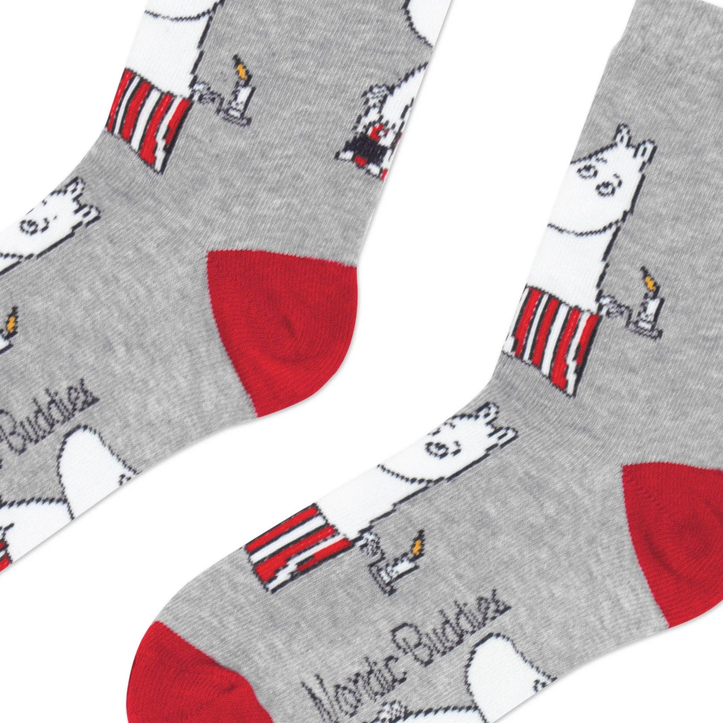 MOOMIN WOMEN'S SOCKS, MOOMINMAMMA - GREY
