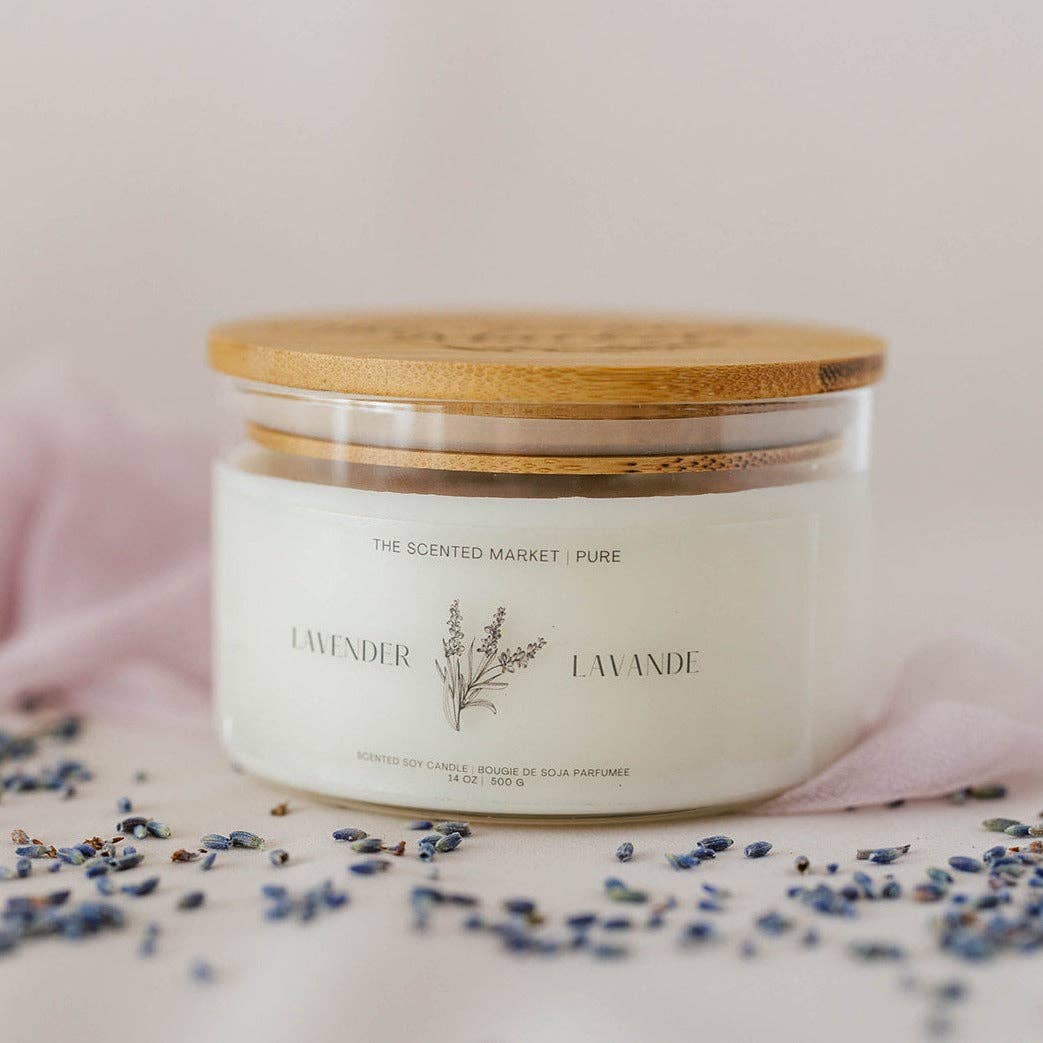 CANDLE (SOY WAX) - LAVENDER 14oz