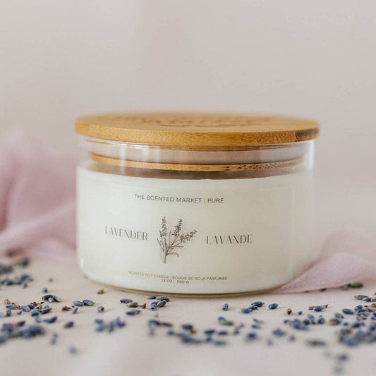 CANDLE (SOY WAX) - LAVENDER 14oz