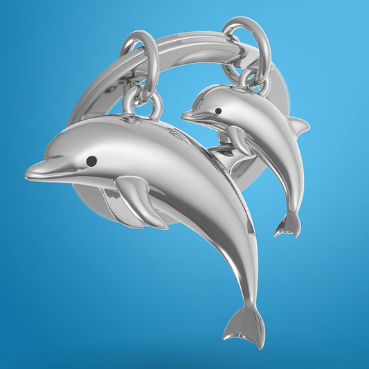 KEY CHAIN - DOLPHIN FAMILY