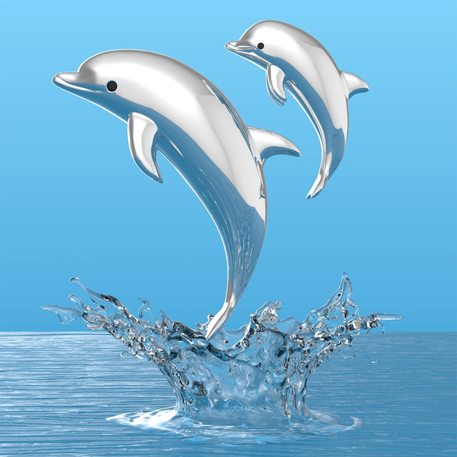 KEY CHAIN - DOLPHIN FAMILY