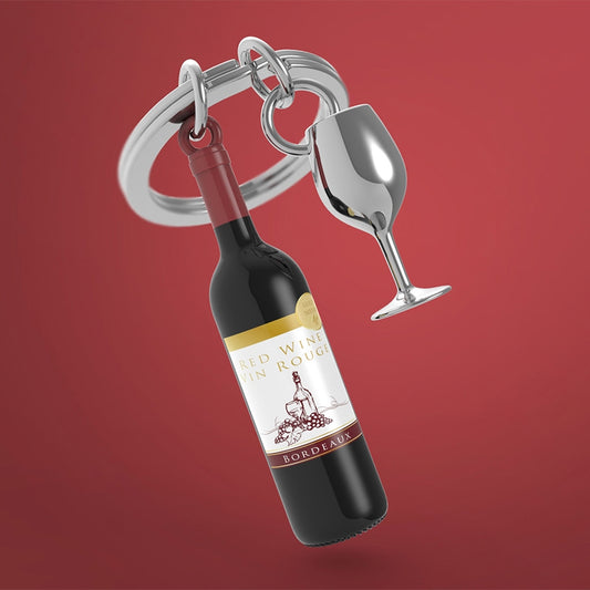 KEY CHAIN - RED WINE
