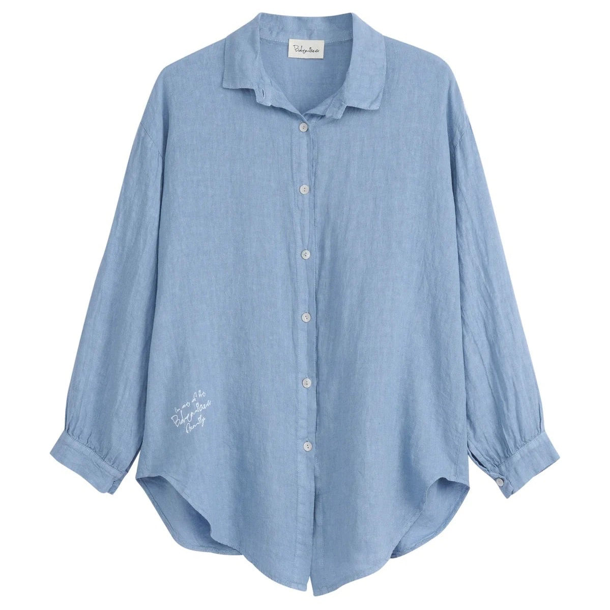 SHIRT LINEN, BREEZY - DENIM BLUE