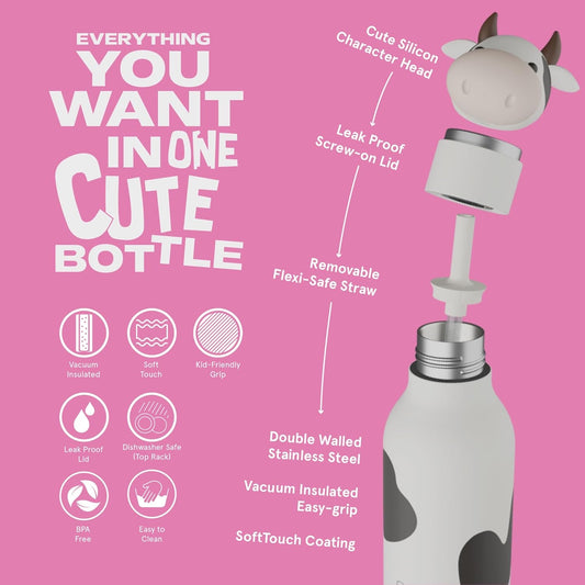 BESTIE WATER BOTTLE - COW