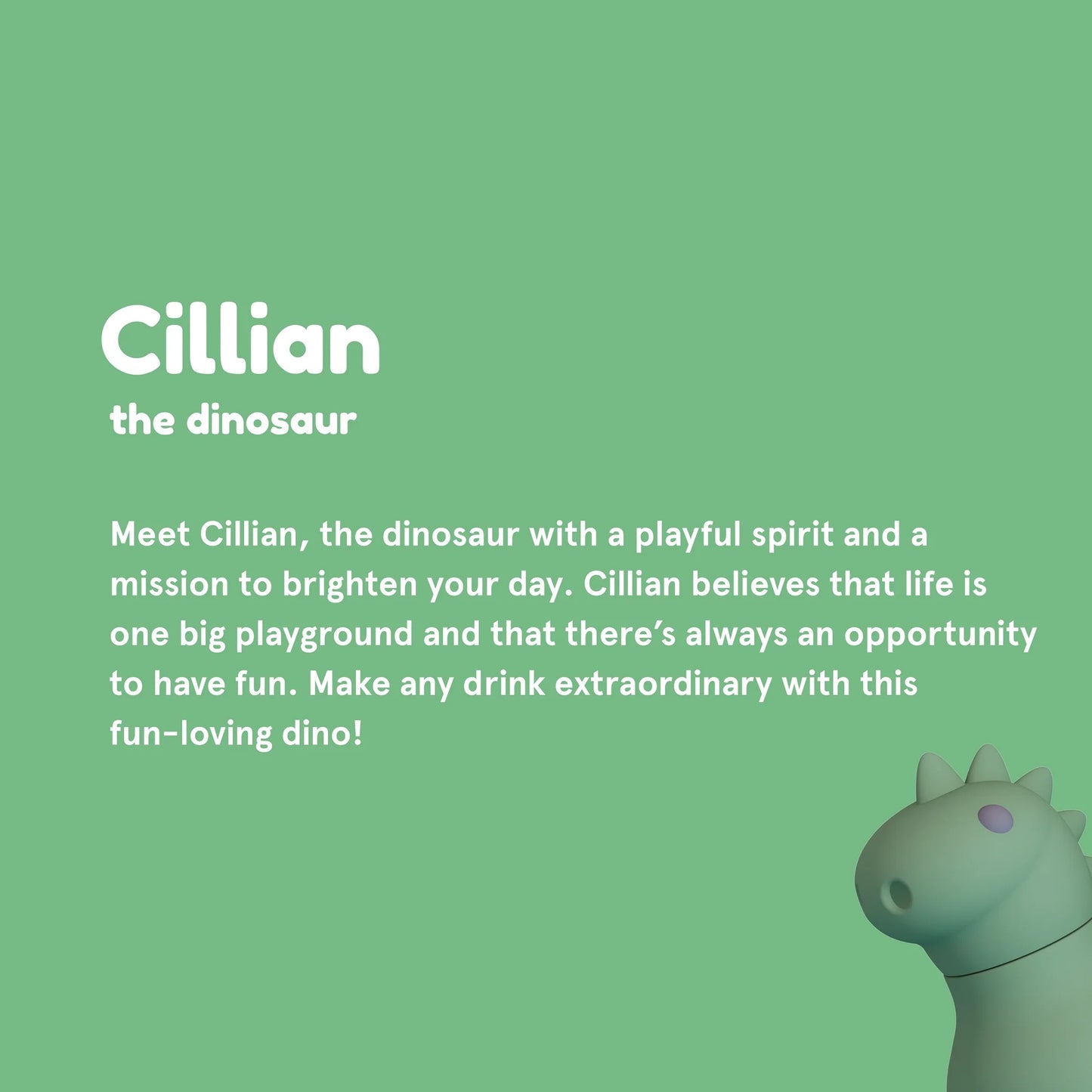 BESTIE WATER BOTTLE - DINOSAUR