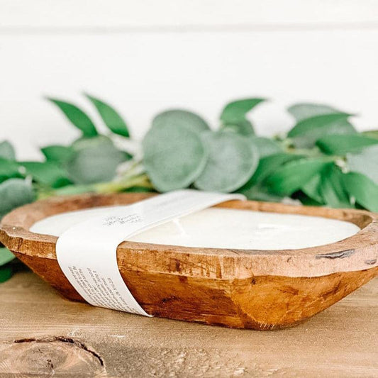 OVAL DOUGH BOWL CANDLE - IT'SFALL Y'ALL
