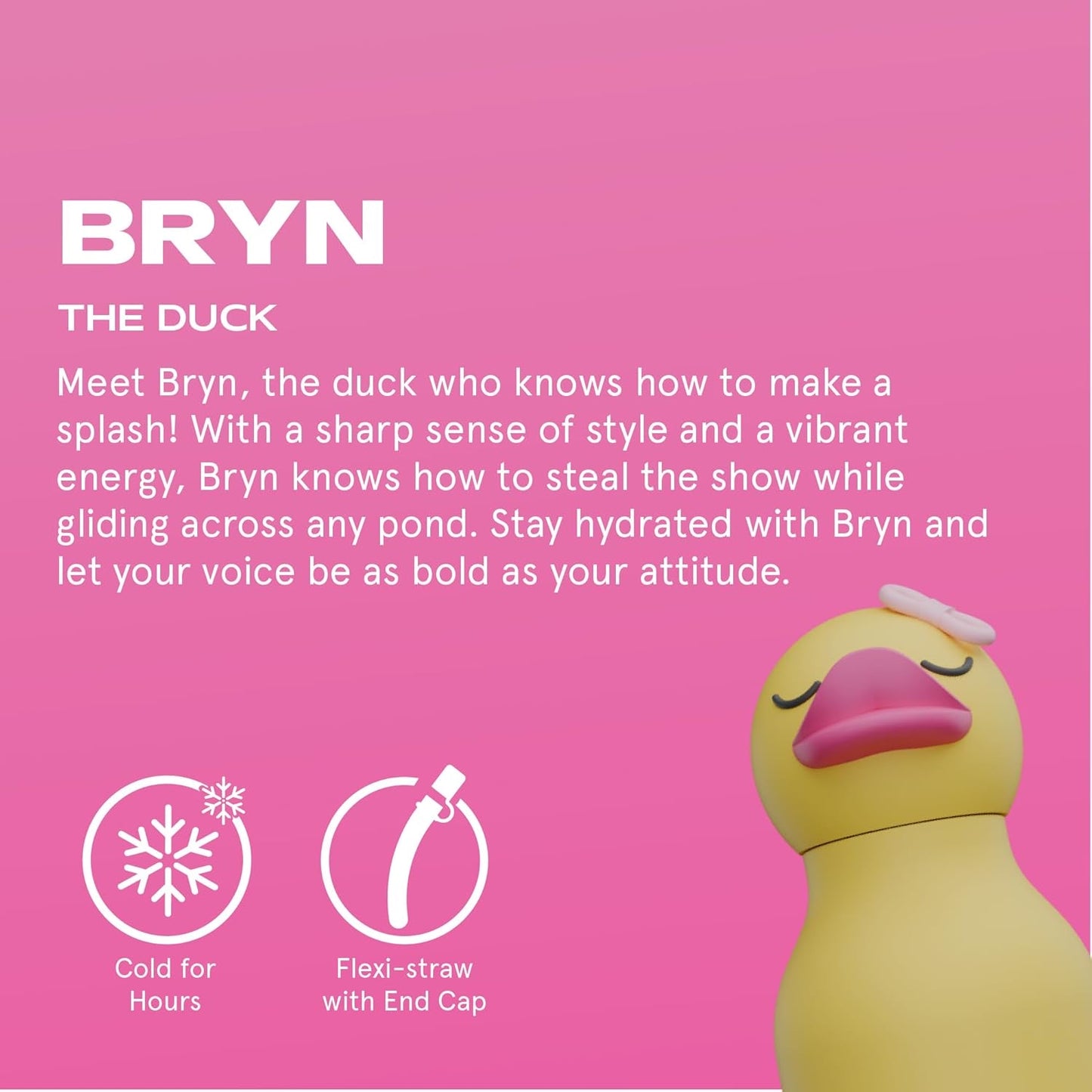 BESTIE WATER BOTTLE - DUCKY