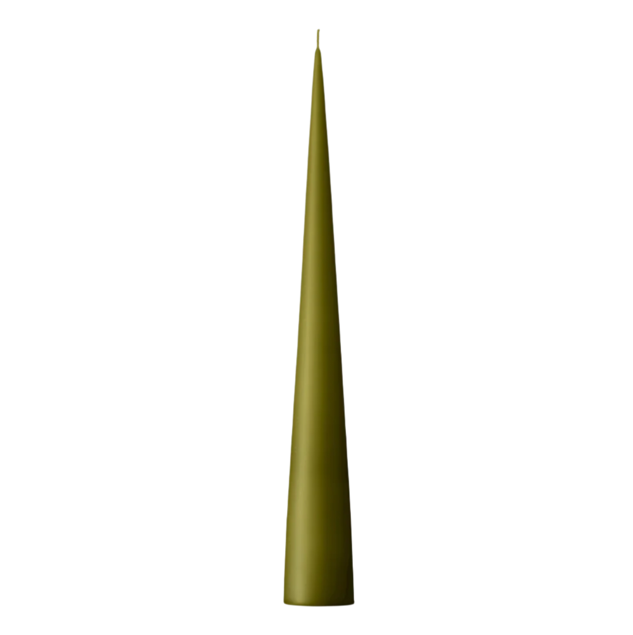 ESTER & ERIK, CONE CANDLE - OLIVE GLOW, 14.6"