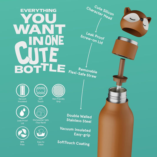 BESTIE WATER BOTTLE - FOX