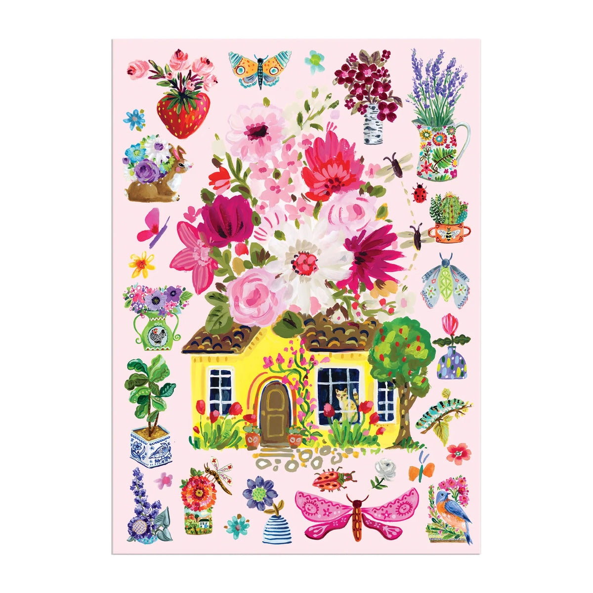 GREETING CARD PUZZLE - BUZZY BOUQUETS