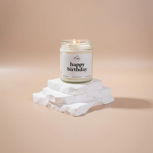 CANDLE (SOY WAX), HAPPY BIRTHDAY 8oz
