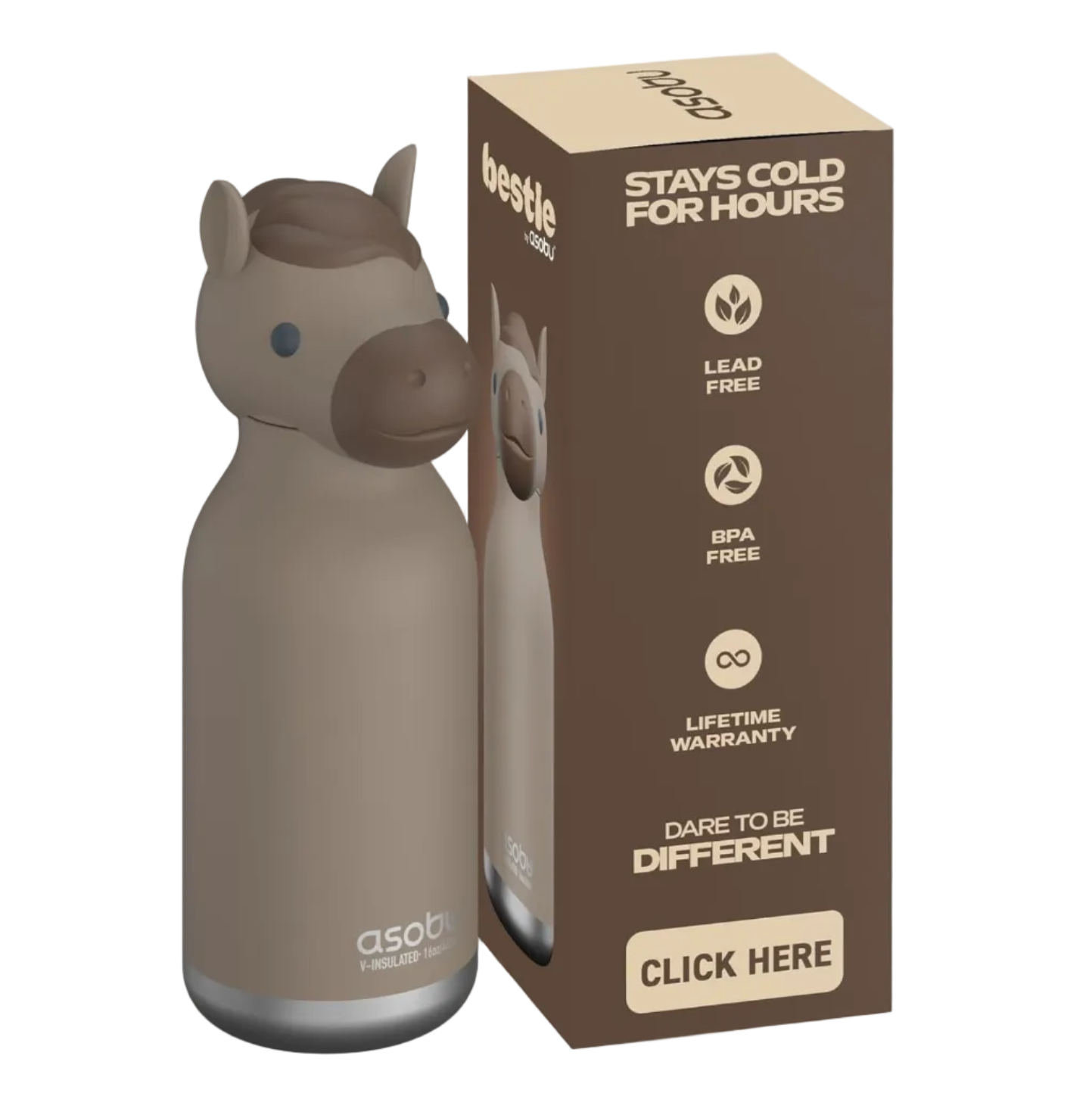 BESTIE WATER BOTTLE - HORSE