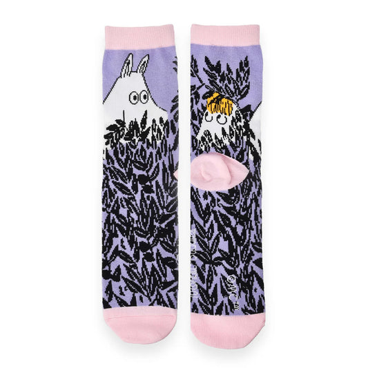 MOOMIN WOMEN'S SOCKS, HIDE & SEEK - LILAC