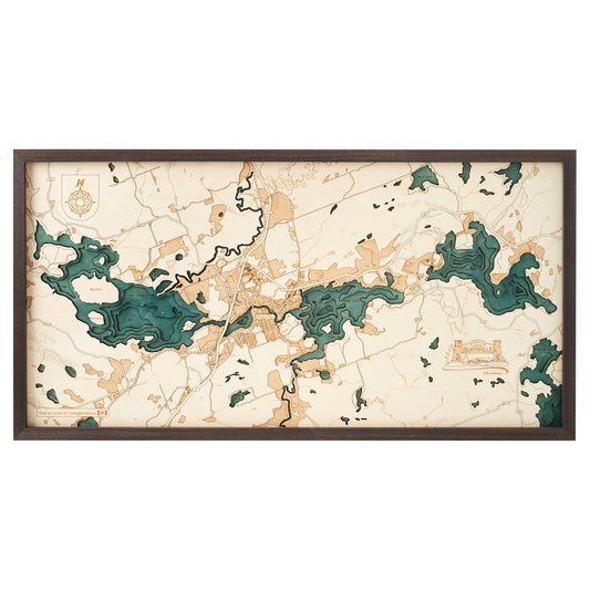 MAP, FRAMED - HUNTSVILLE (M)