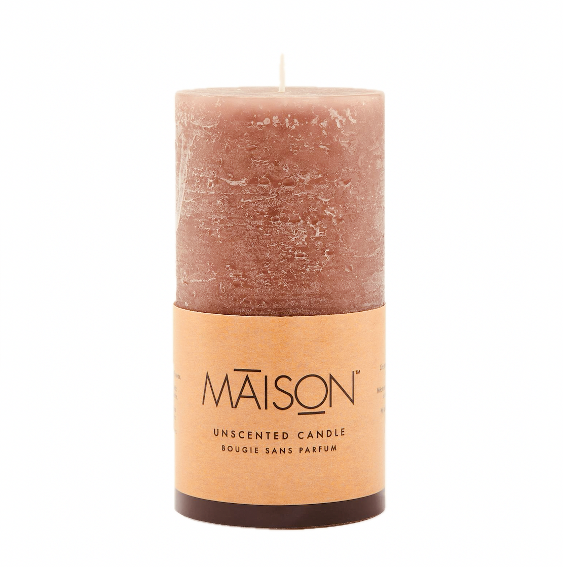 CANDLE, PILLAR - RUSTIC 3" x 6"