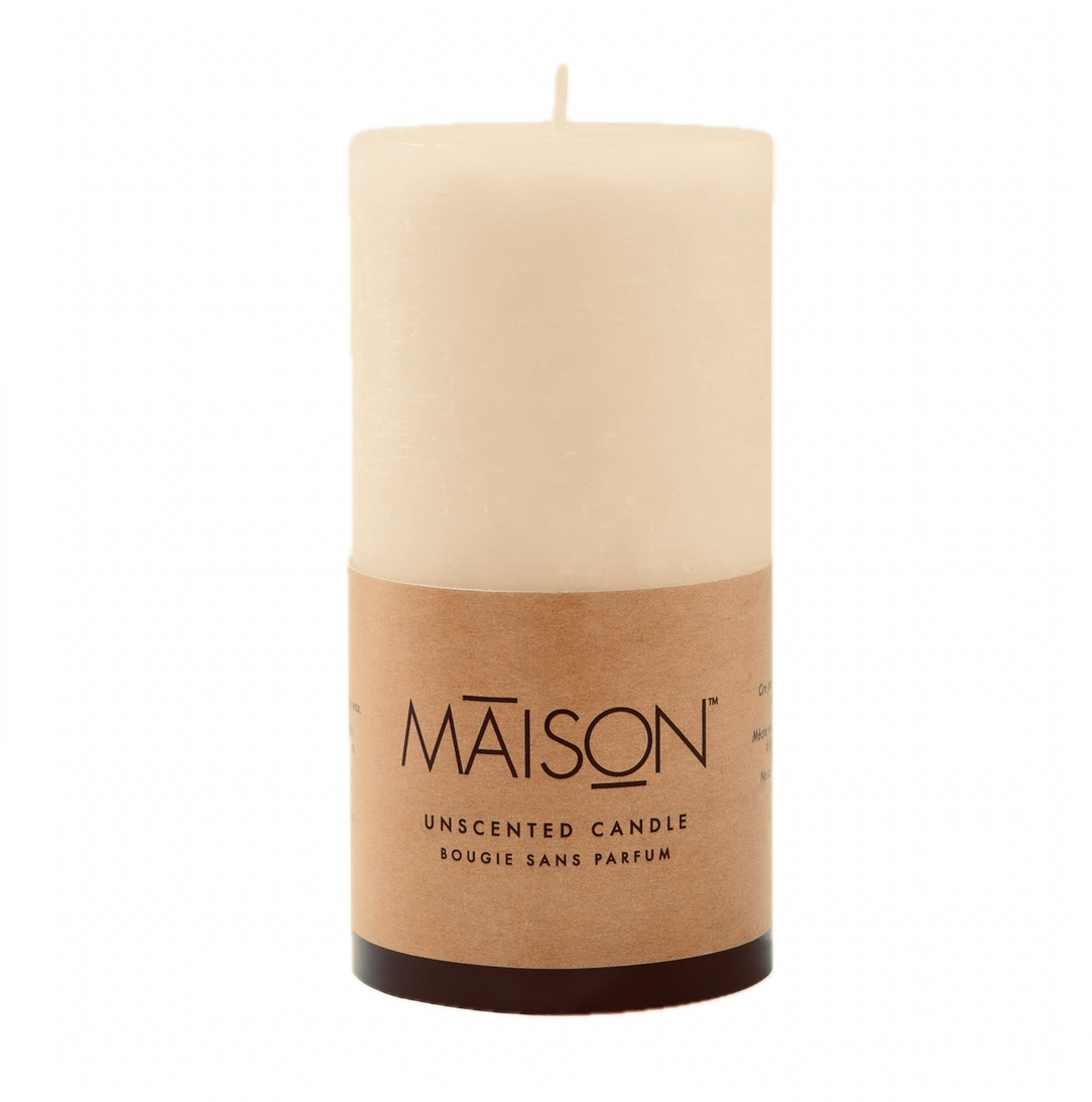 CANDLE, PILLAR - RUSTIC 3" x 6"