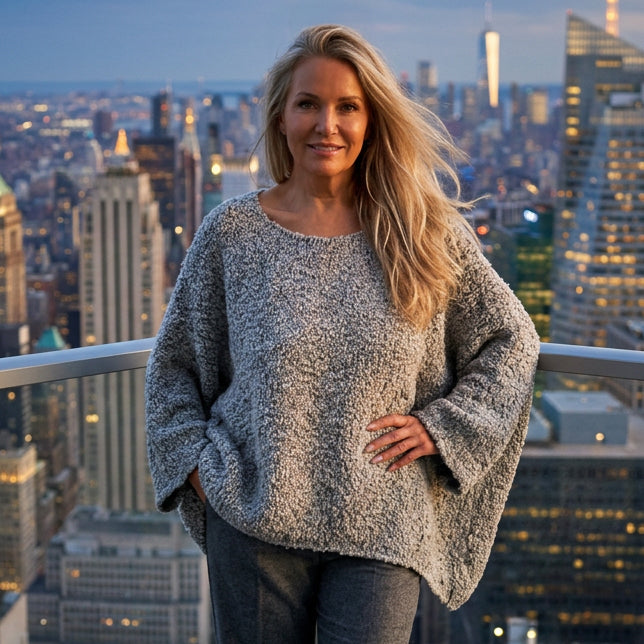 SWEATER, OVERSIZED - BOUCLÉ