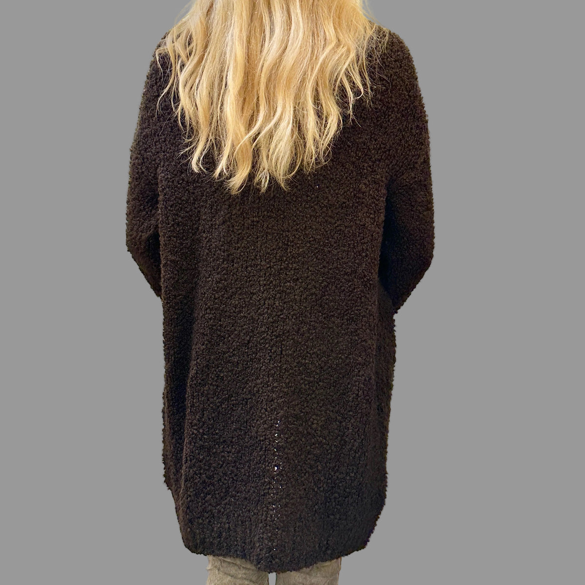 CARDIGAN, KNEE LENGTH - BOUCLÉ
