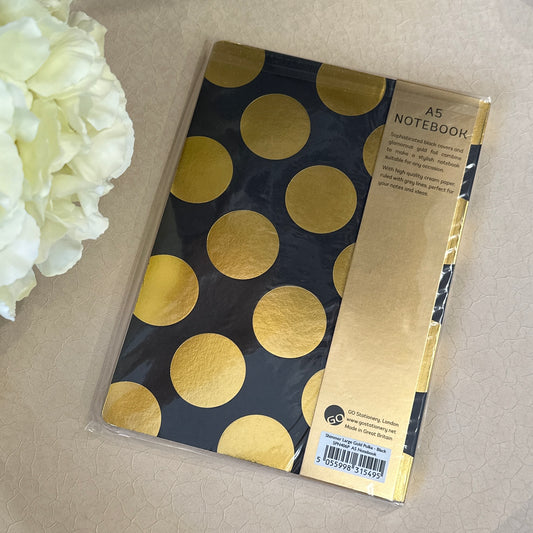 STATIONERY - NOTEBOOK, DOTS
