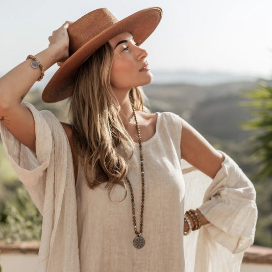DRESS LINEN, JOLIE - SAND