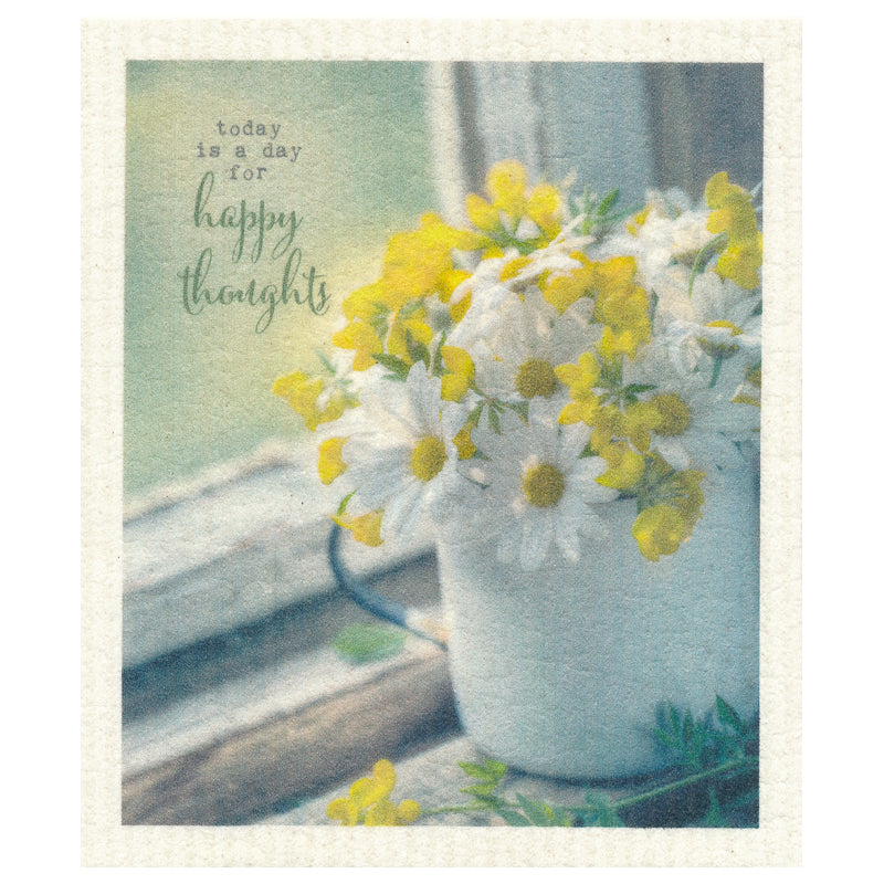 DISHCLOTH - HAPPY THOUGHTS