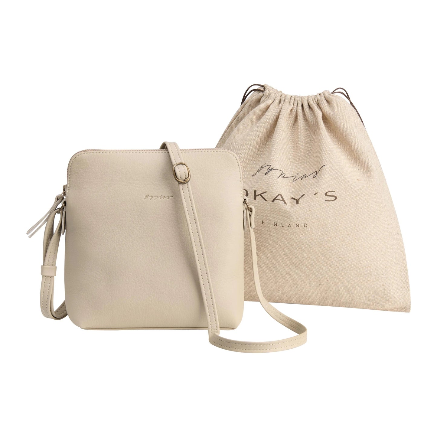 BAG, VIIVI - LEATHER, TAUPE