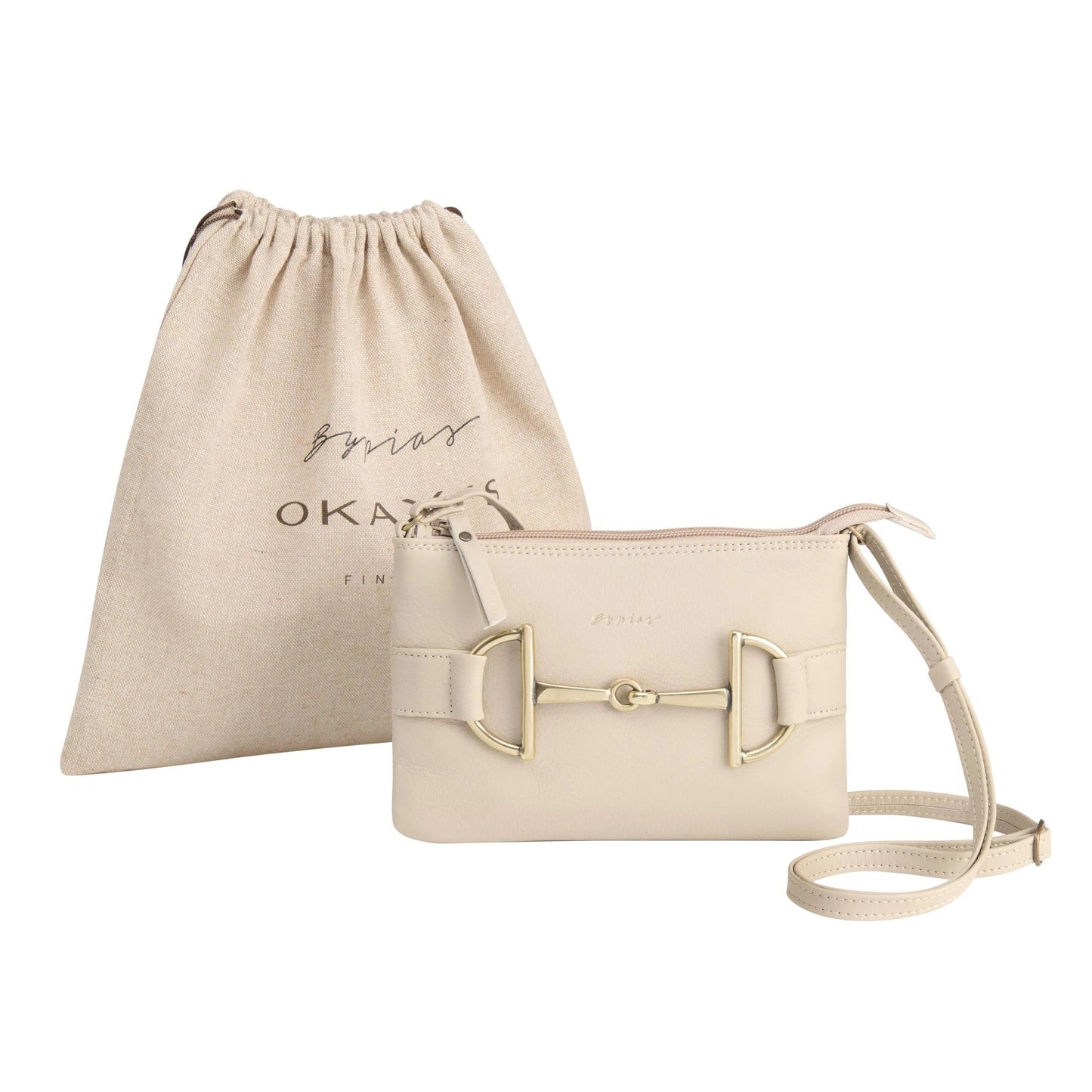 BAG, COCO - LEATHER, TAUPE