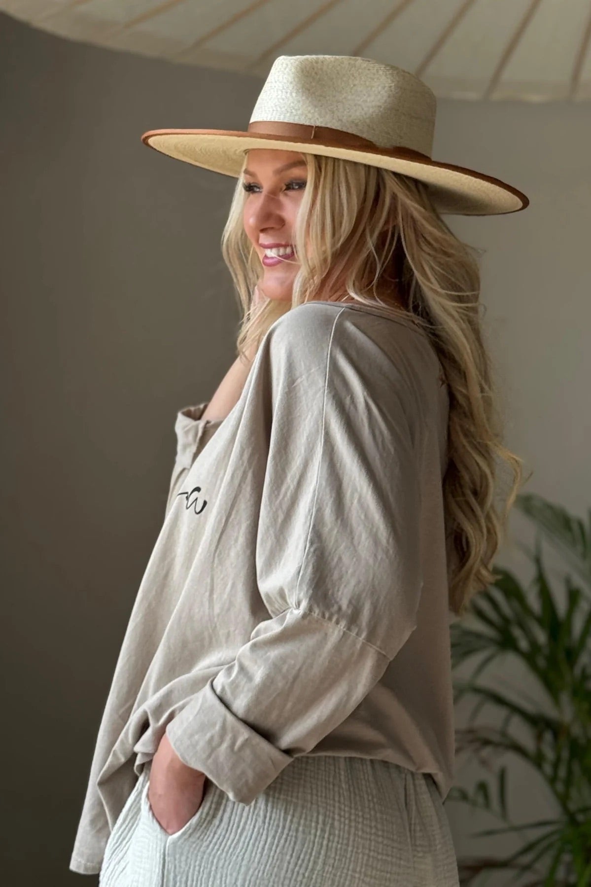 T-SHIRT (LONG SLEEVE), BOHEMIANA - CASHMERE