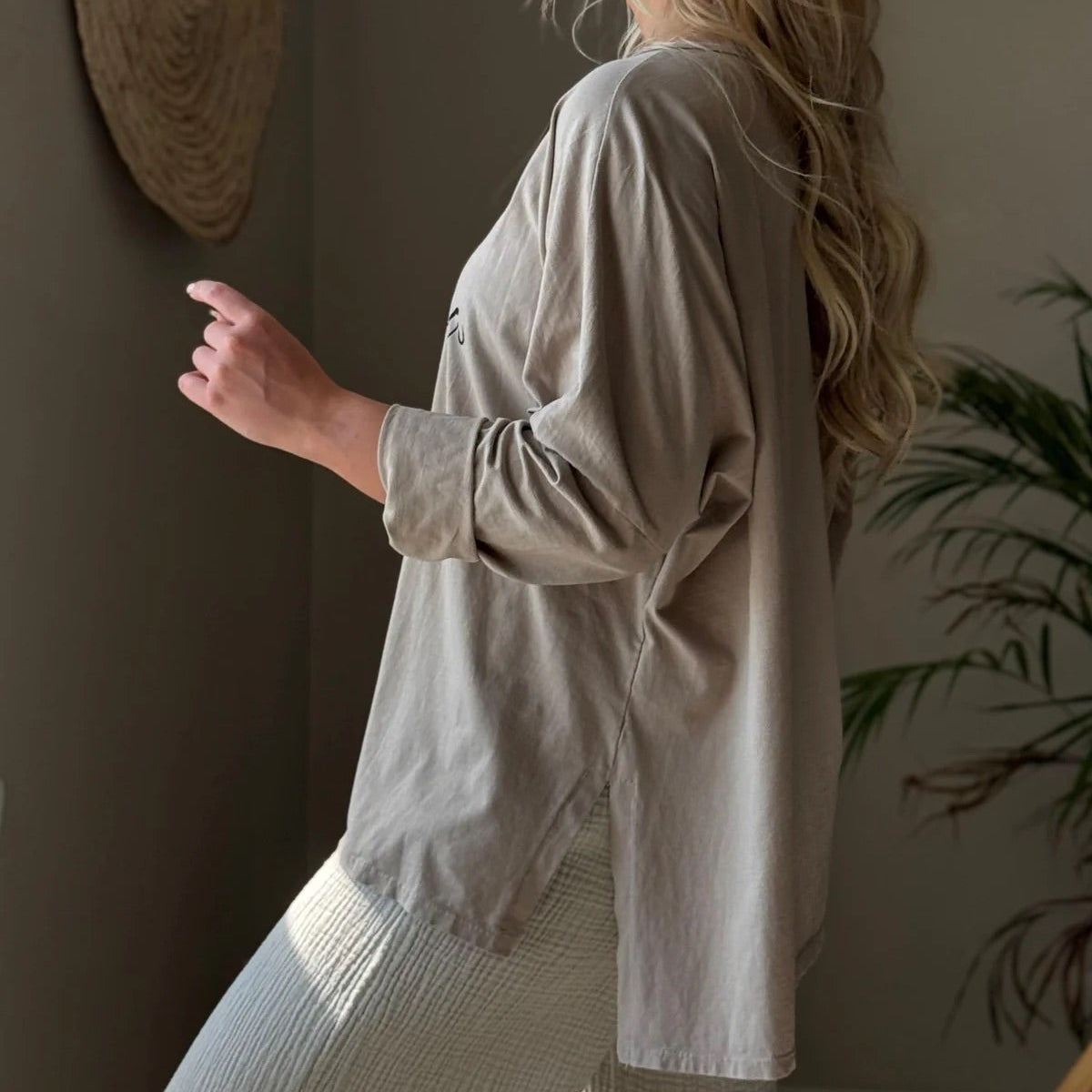 T-SHIRT (LONG SLEEVE), BOHEMIANA - CASHMERE