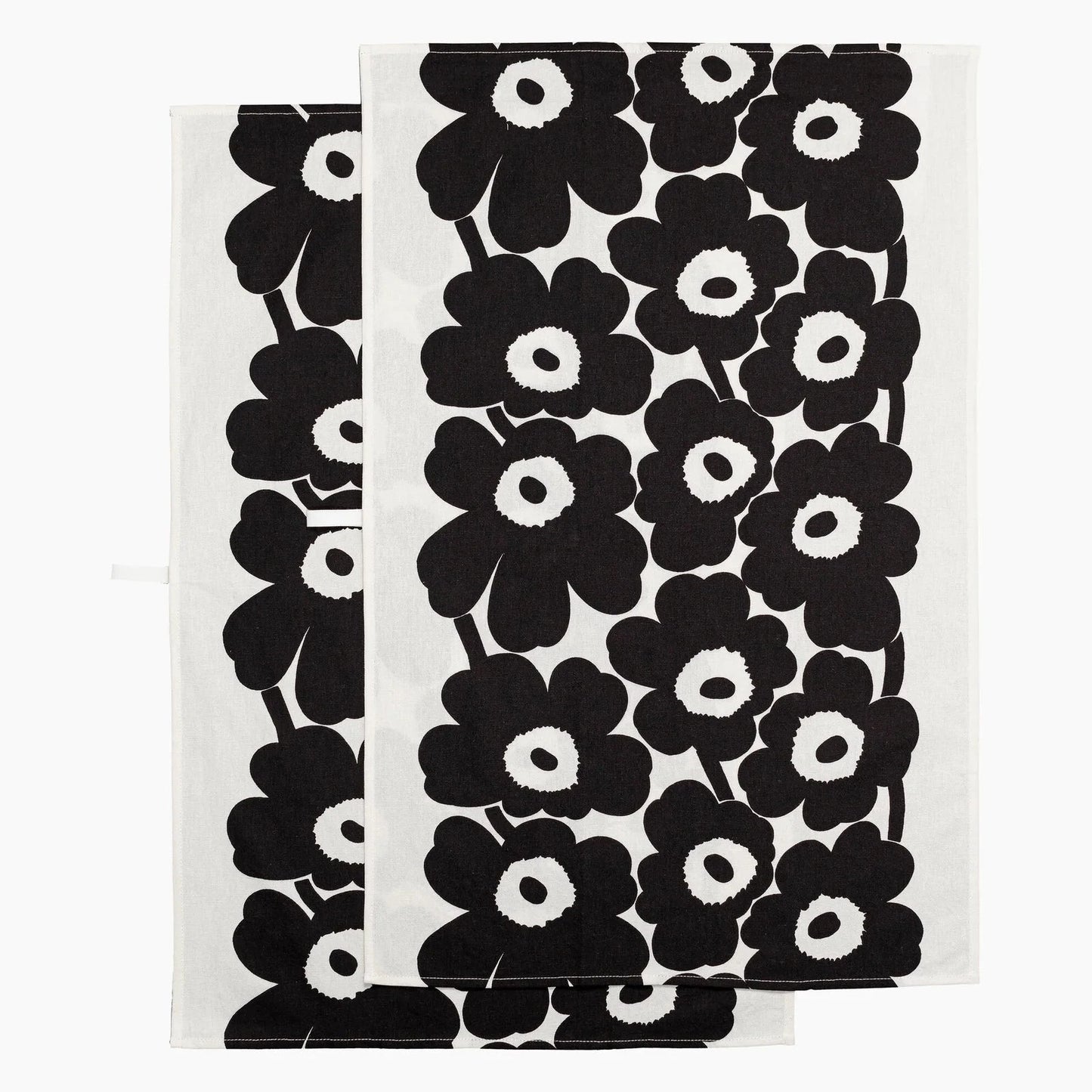 MARIMEKKO TEA TOWEL, UNIKKO - BLACK/WHITE