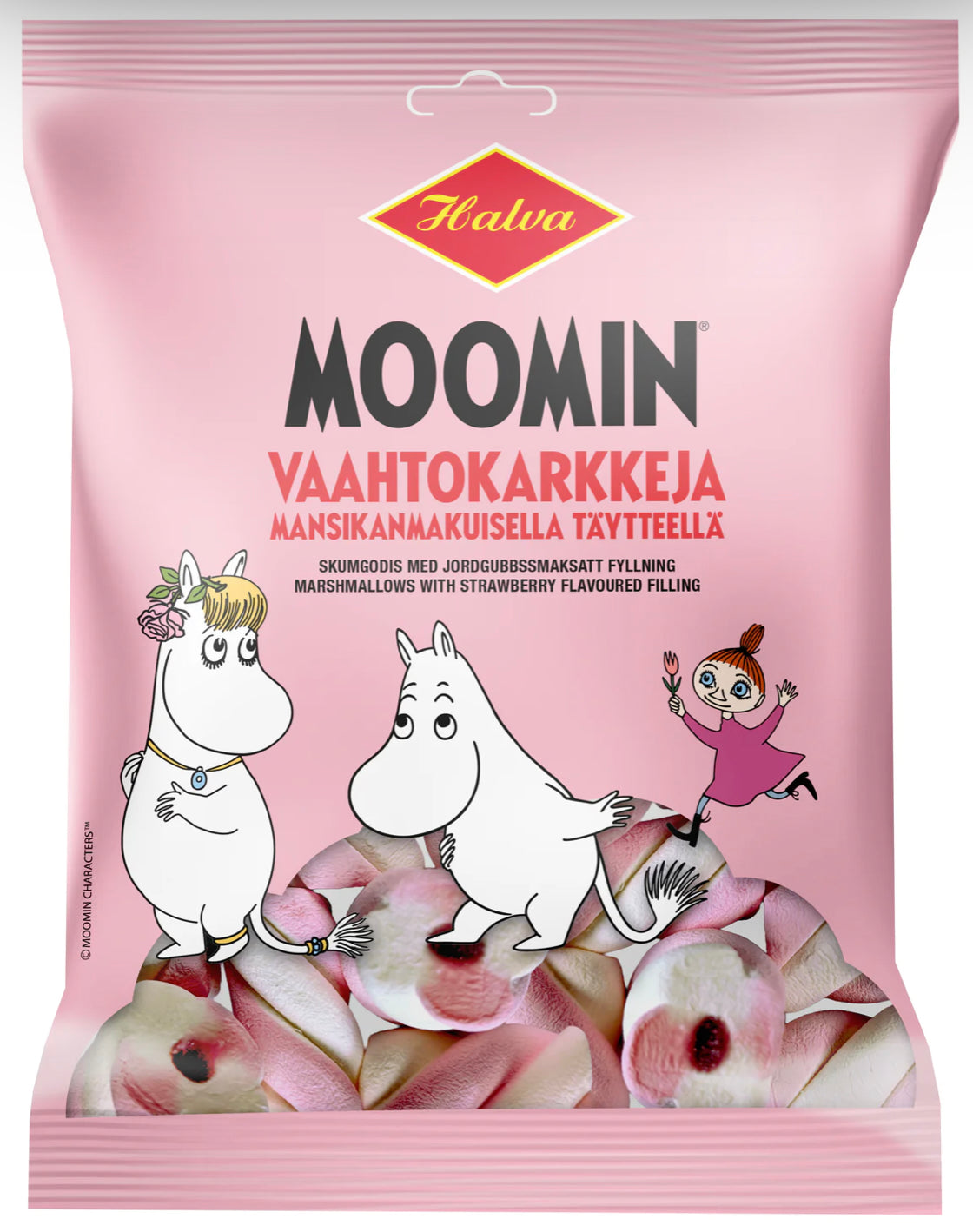 MOOMIN MARSHMALLOW, HALVA - STRAWBERRY