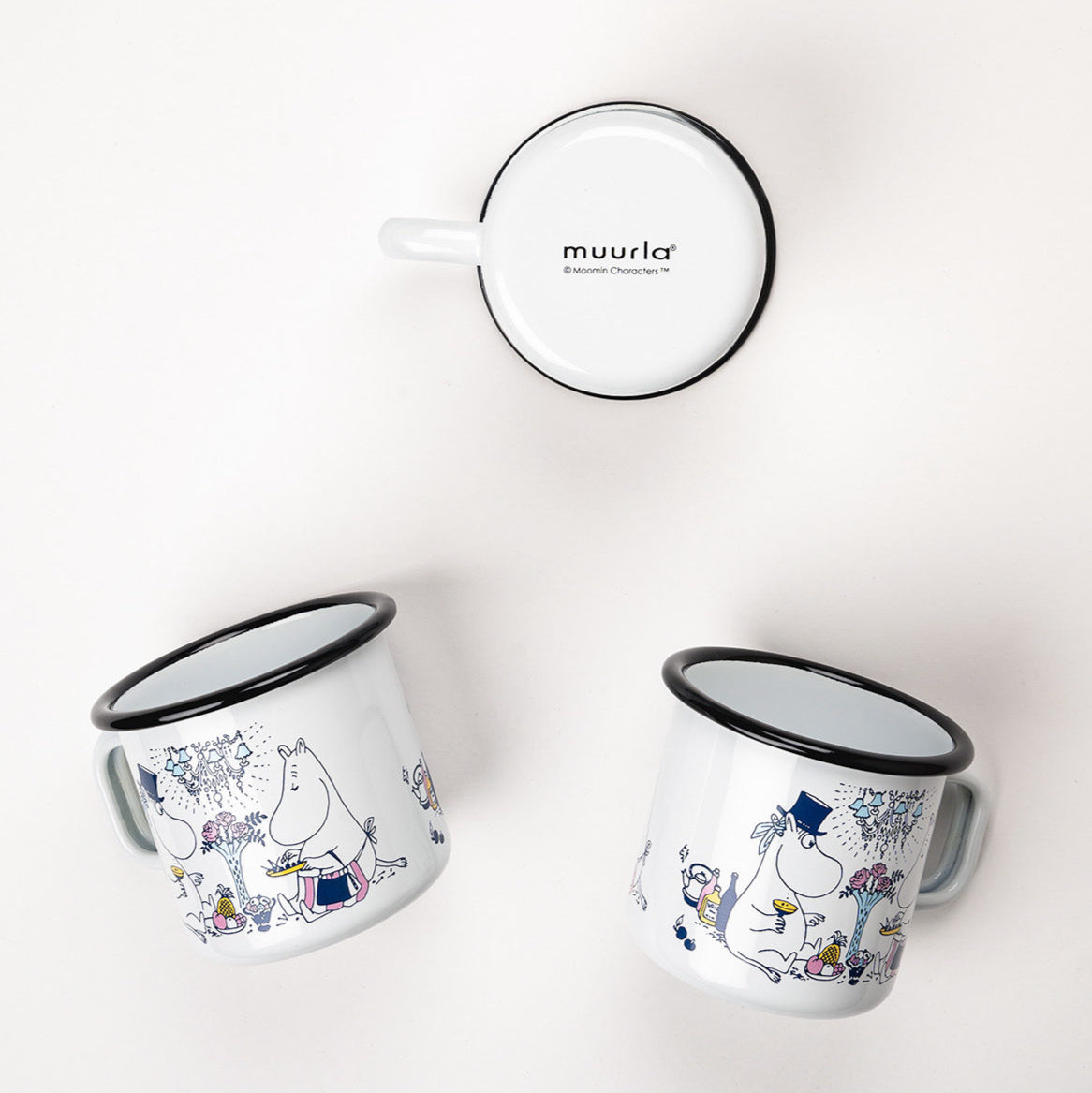 MOOMIN MUG (BIG), ENAMEL - DATE NIGHT