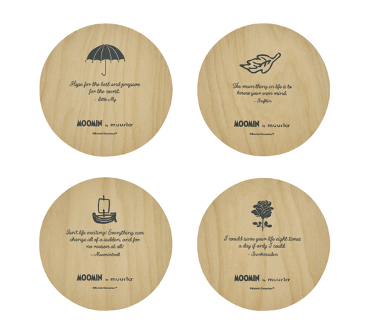 MOOMIN COASTERS - Ø4"