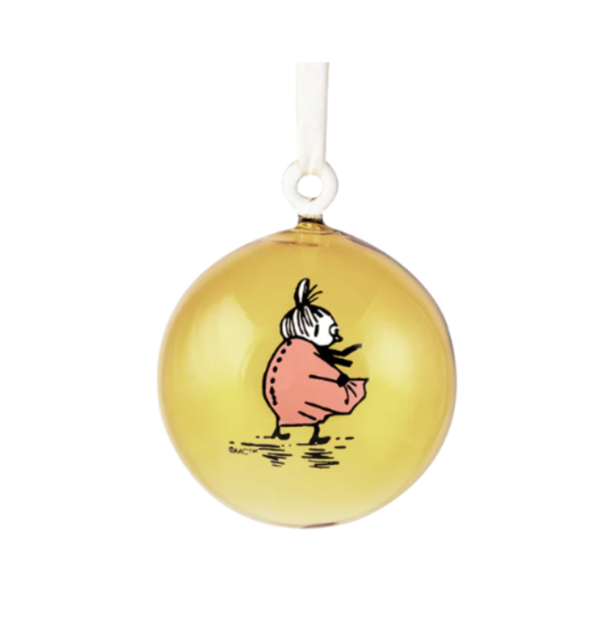 MOOMIN DECORATION BALLS - GLASS, SET OF 4