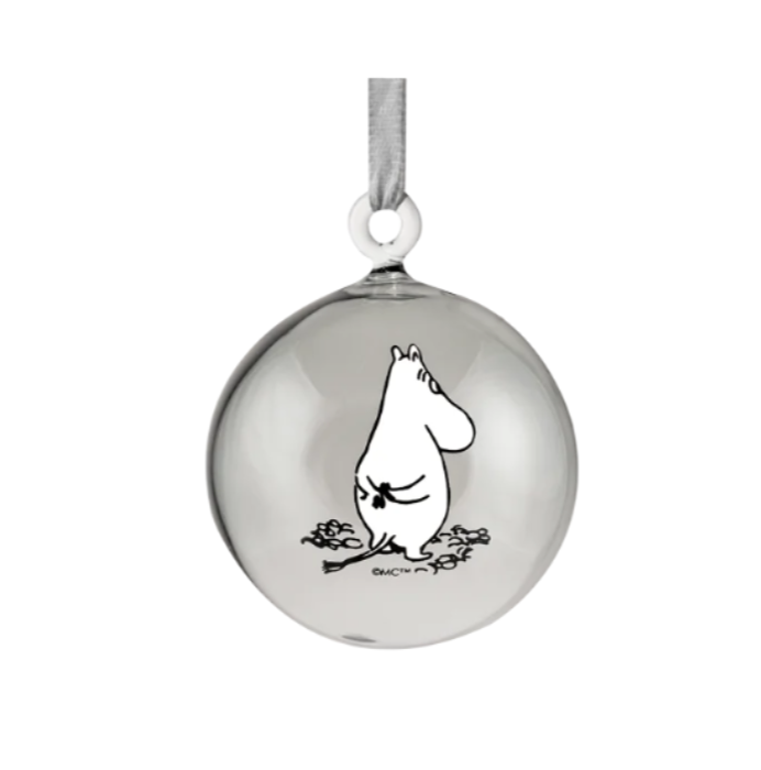 MOOMIN DECORATION BALLS - GLASS, SET OF 4