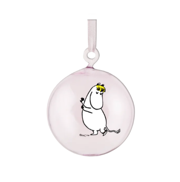 MOOMIN DECORATION BALLS - GLASS, SET OF 4