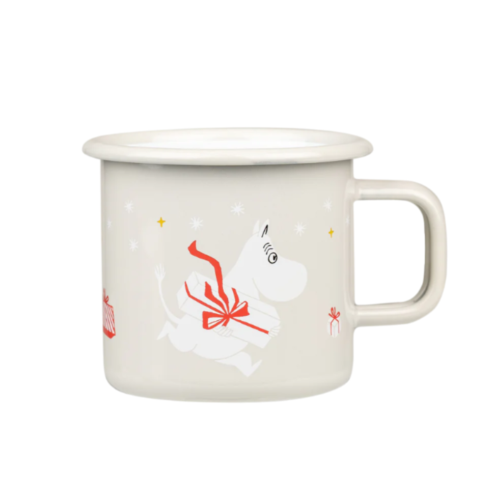 MOOMIN MUG (BIG), ENAMEL - GIFTS