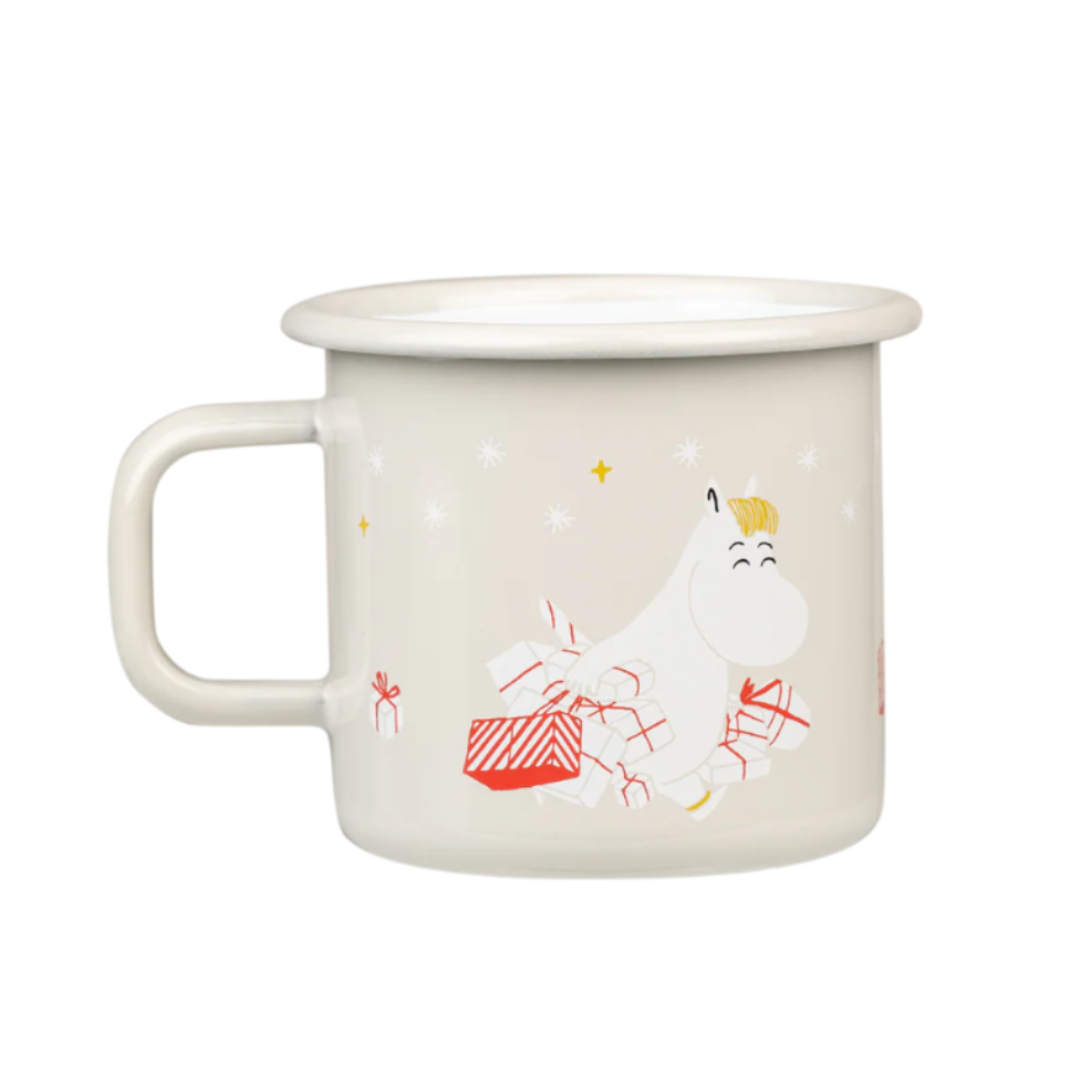 MOOMIN MUG (BIG), ENAMEL - GIFTS